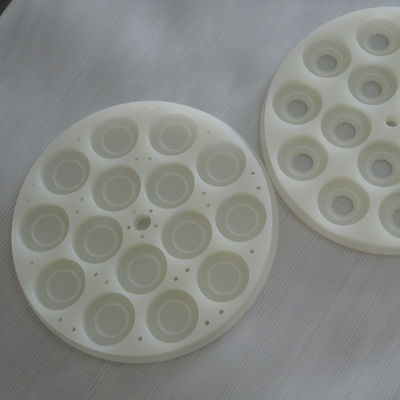 Части CNC полипропилена пластиковые, CNC подвергли точность механической обработке компонентов высокую